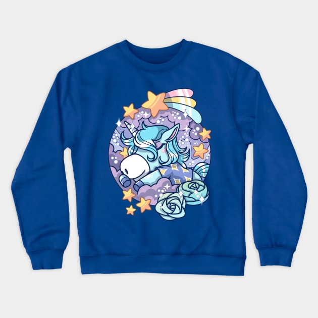 I Dream of Unicorns Crewneck Sweatshirt by GillesBone